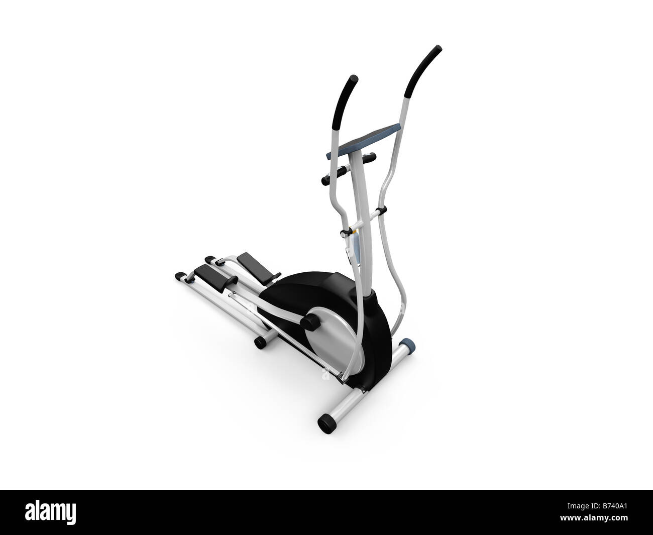 elliptical machine on a white background Stock Photo Alamy