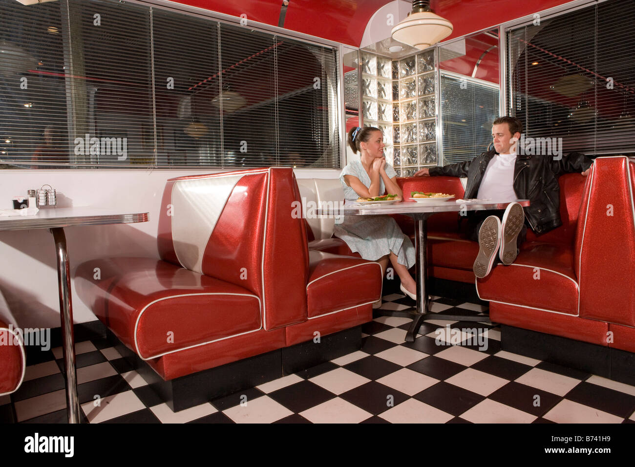 50s Ice Cream Shop - Customers can step away from today and enter an old  fashioned 50s style restaurant, complete w…