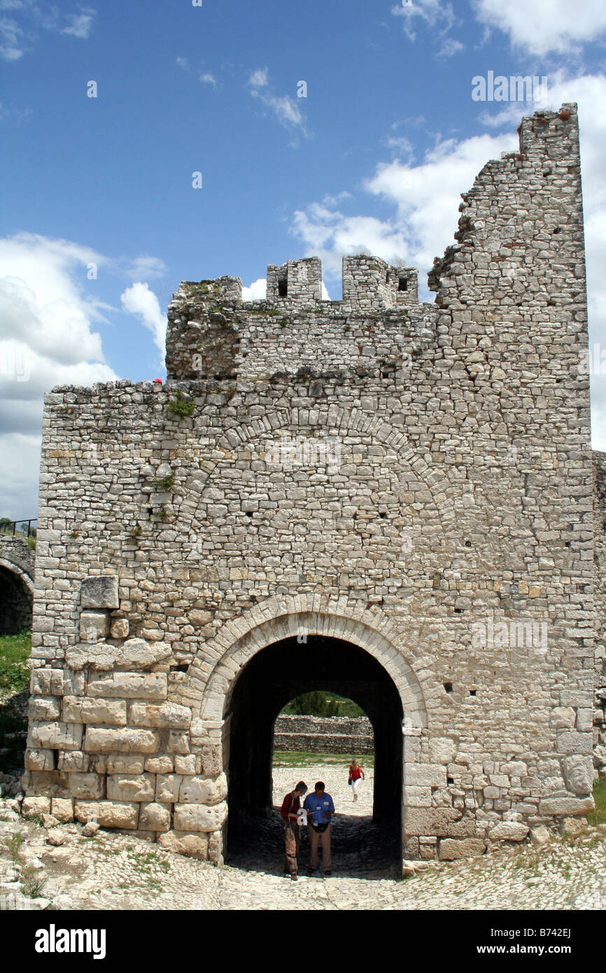 Bastion/Citadel/Fortress in Gjirokastra in Albania Stock Photo