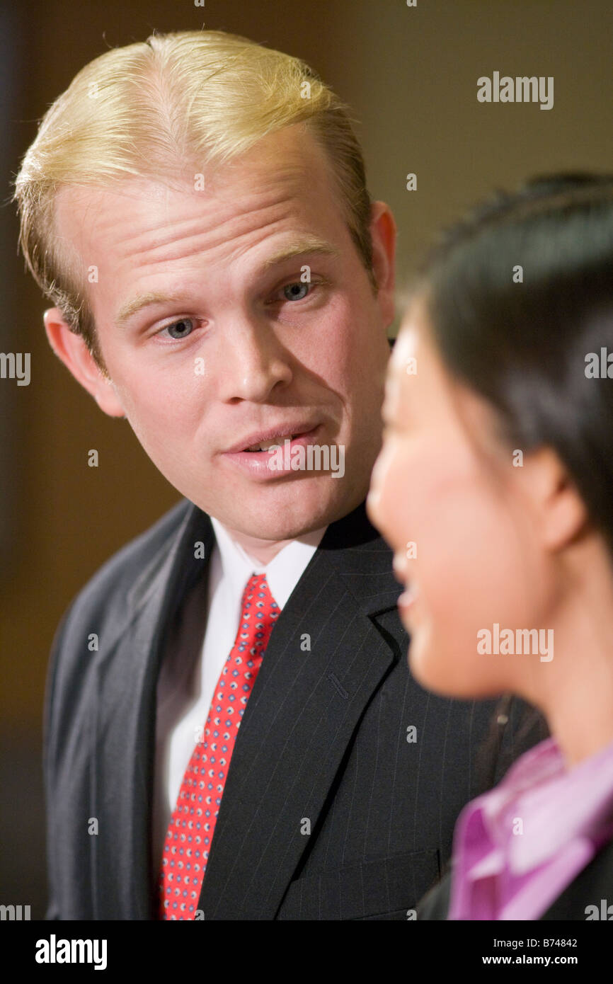 Young asian woman talking hi-res stock photography and images - Alamy