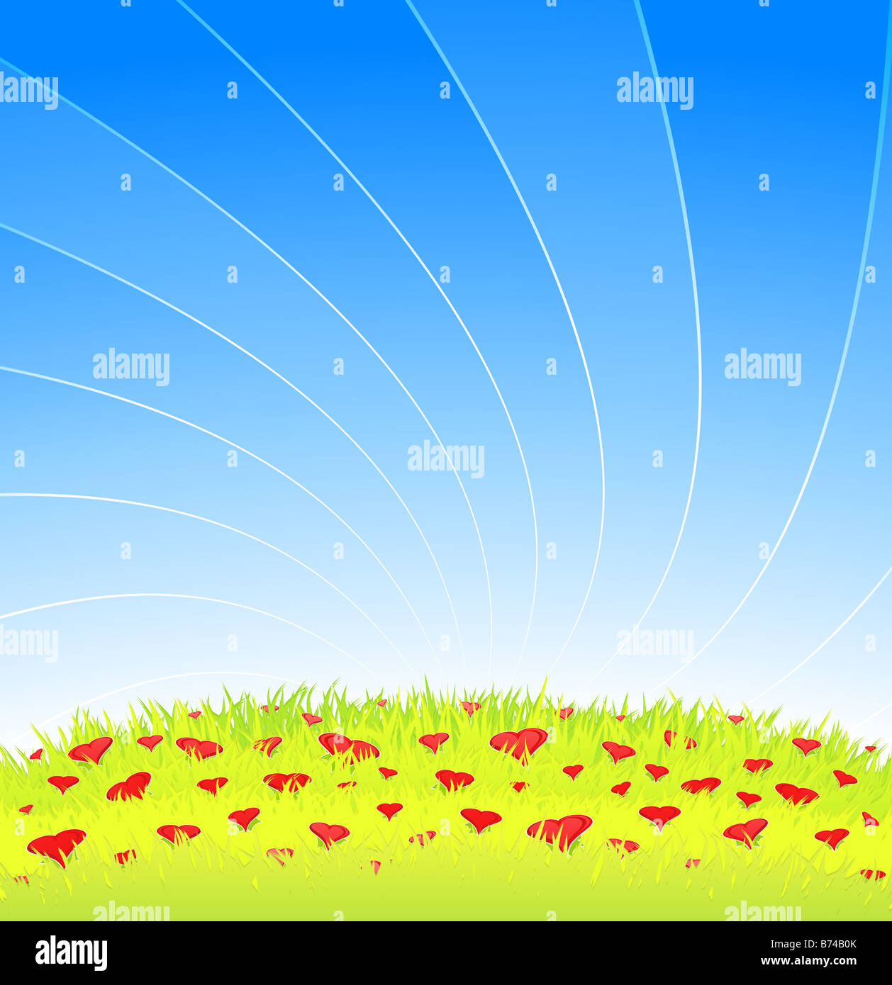 Love background illustration Stock Photo - Alamy