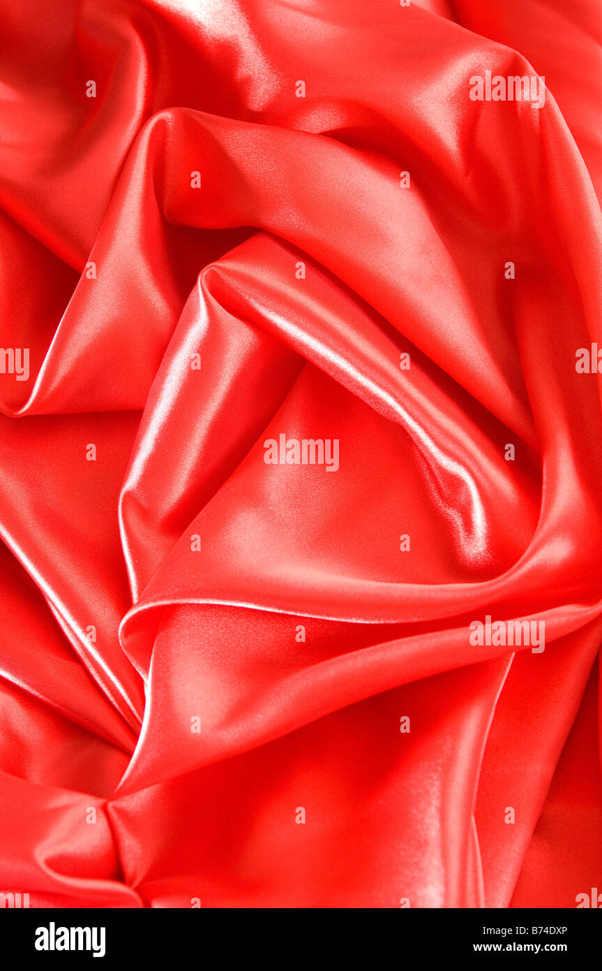 Red satin fabric hires stock photography and images Alamy