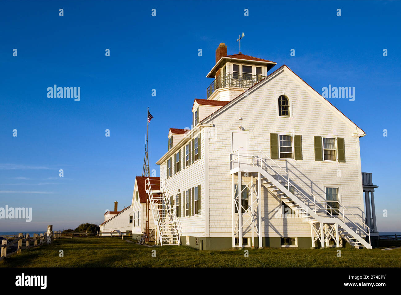 Coast Guard Station Eastham, Cape Cod, Massachusetts, USA Stock Photo