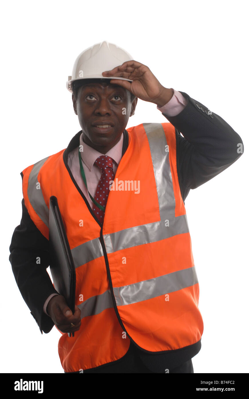 Man in hi viz vest hi-res stock photography and images - Alamy