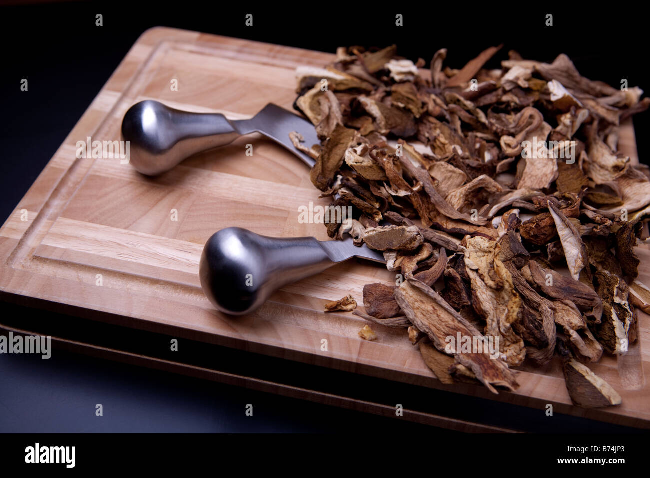 Dried Porcini Mushrooms Stock Photo Alamy