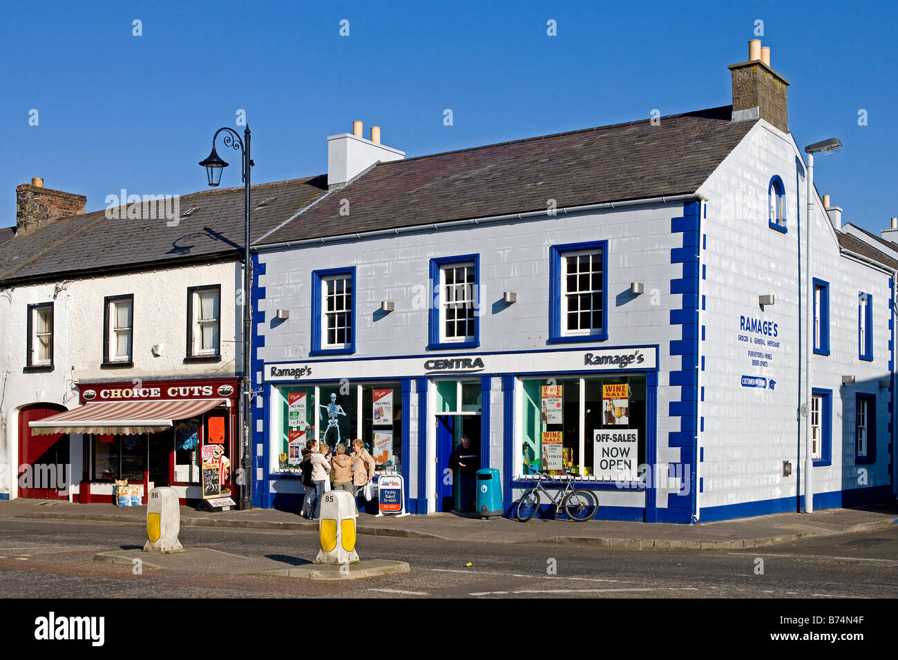 Northern Ireland Bushmills Main street town houses Co Antrim UK Stock Photo Alamy Northern Ireland Bushmills Main street town houses Co Antrim UK Stock Photo Alamy