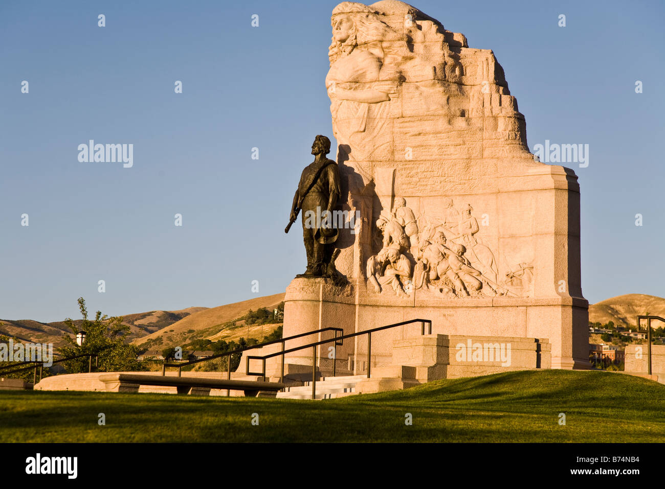 Mormon Battalion Memorial near the Capitol Building, Salt Lake City