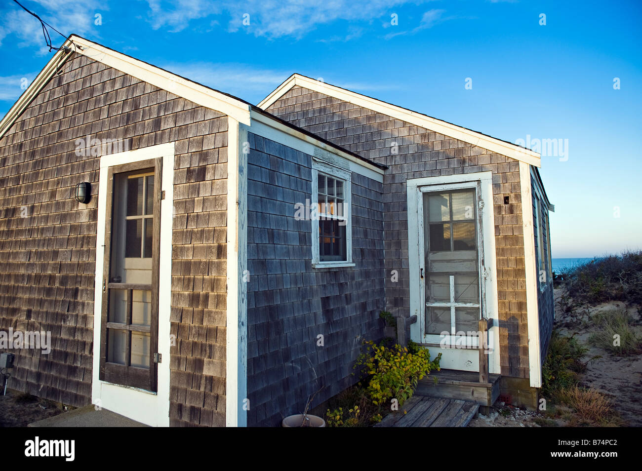 Beach cottage Eastham, Cape Cod, Massachusetts, USA Stock Photo