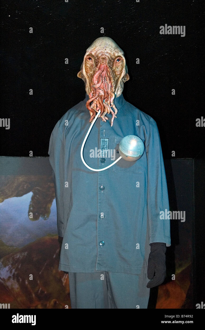 an ood a (dr.who) character at an exhibition at lands end in cornwall,uk Stock Photo