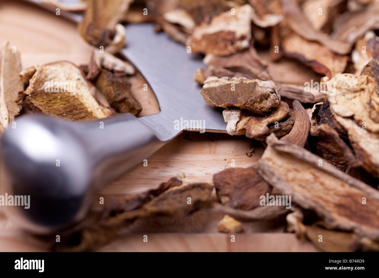 Dried Porcini Mushrooms Stock Photo Alamy