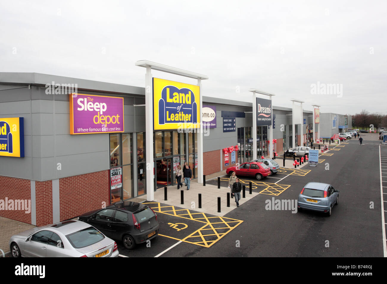Land of Leather, Sleep Depot and Dreams, Gillingham Retail Park Stock