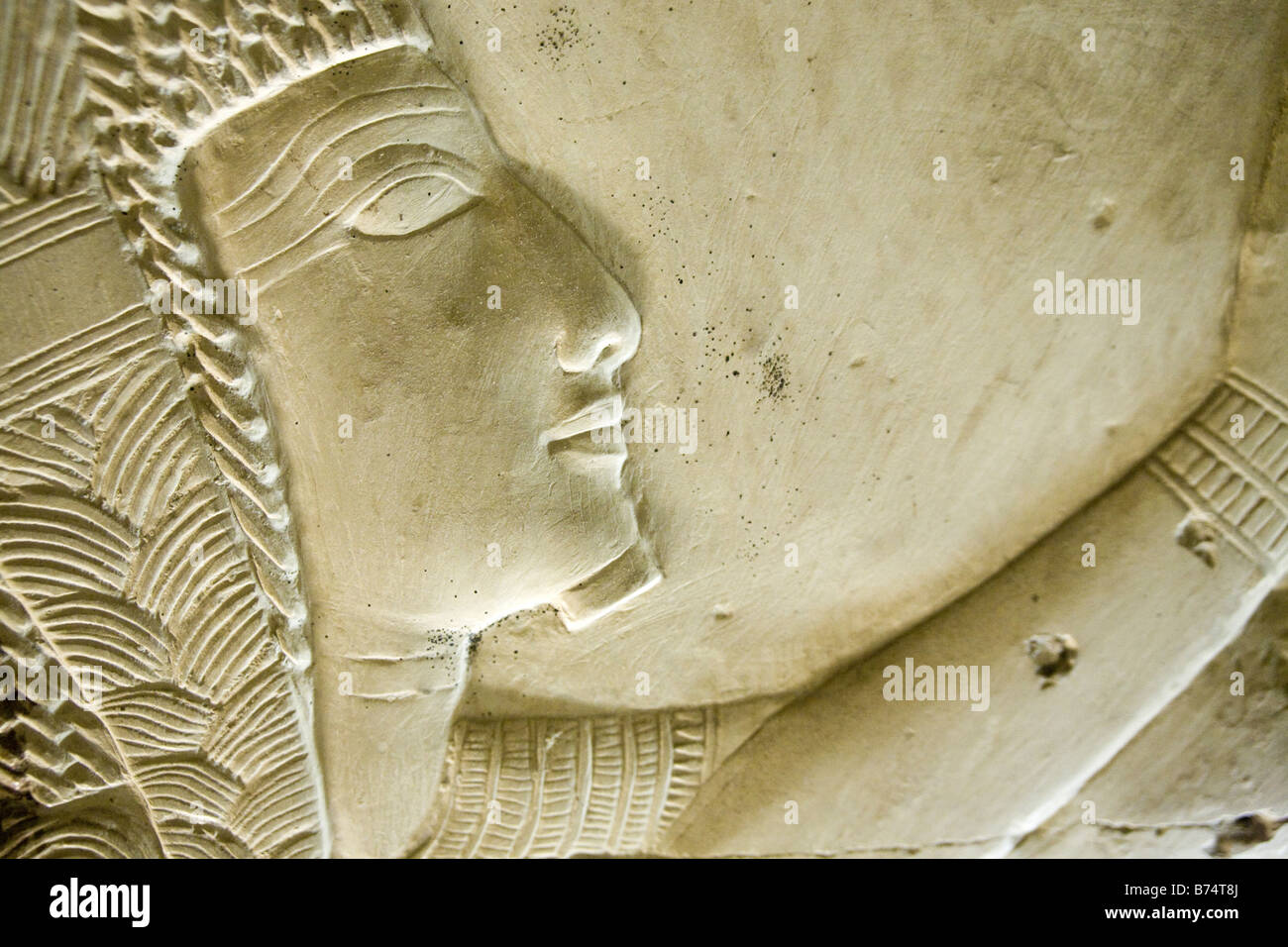 Relief work from sanctuary within the Temple of Seti I at Abydos, Nile ...