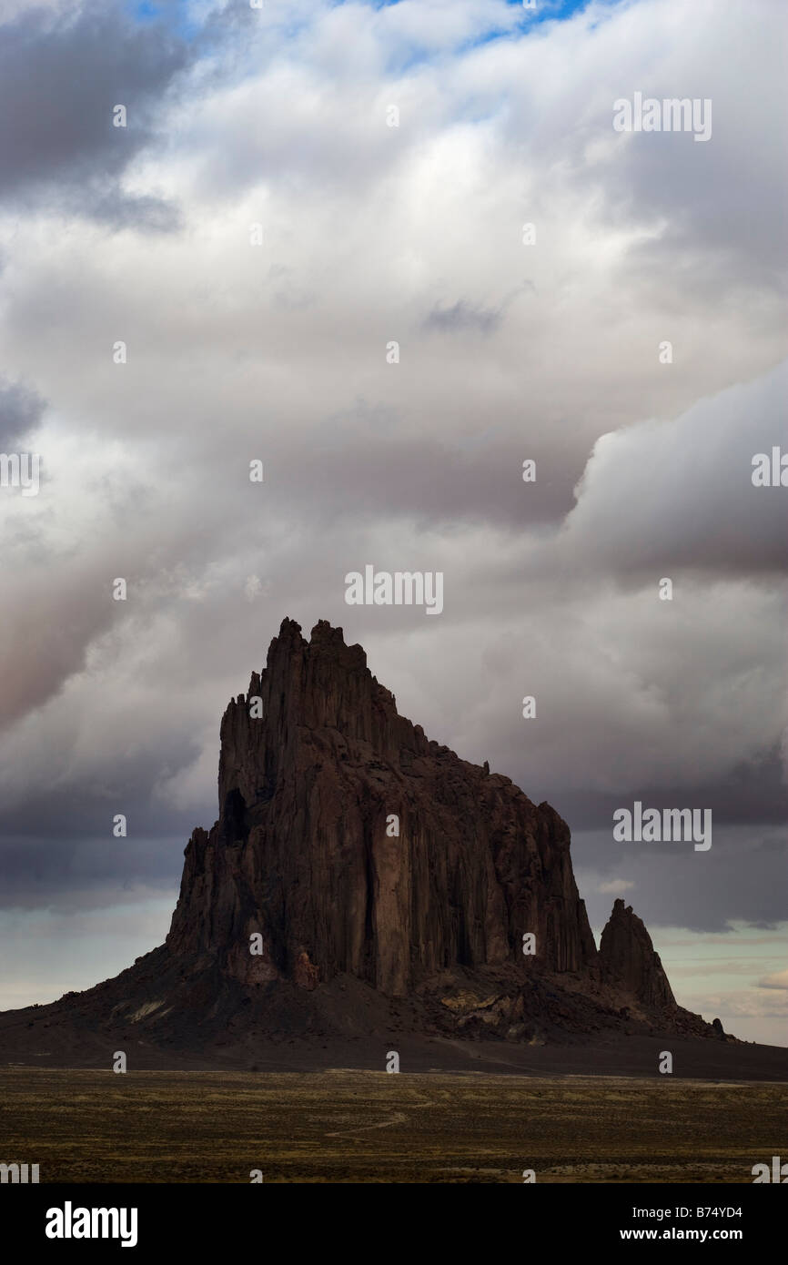 Shiprock Navajo reservation New Mexico Stock Photo Alamy