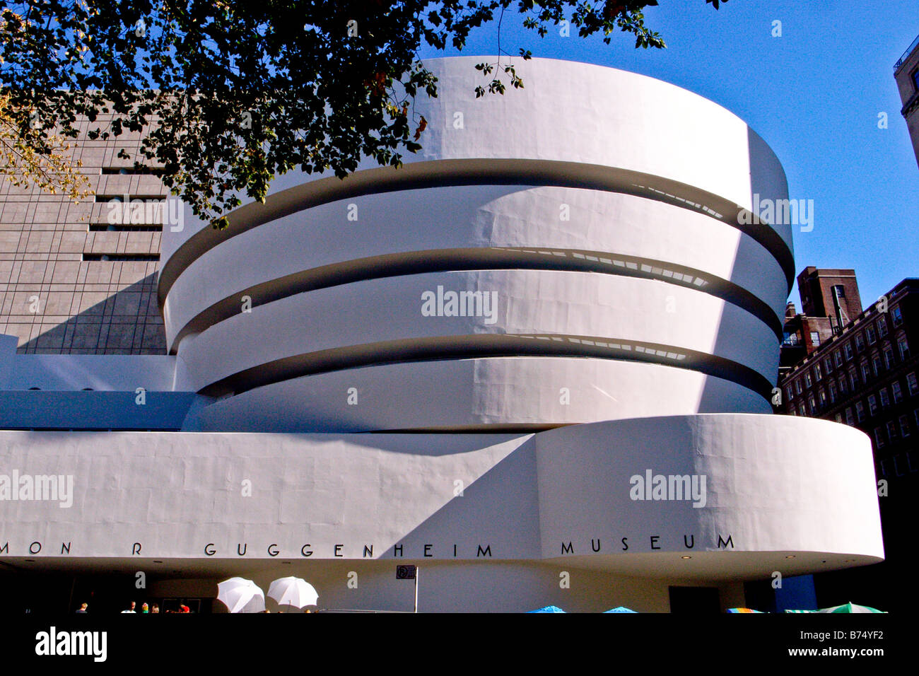 The Solomon Guggenheim Museum in New York Stock Photo