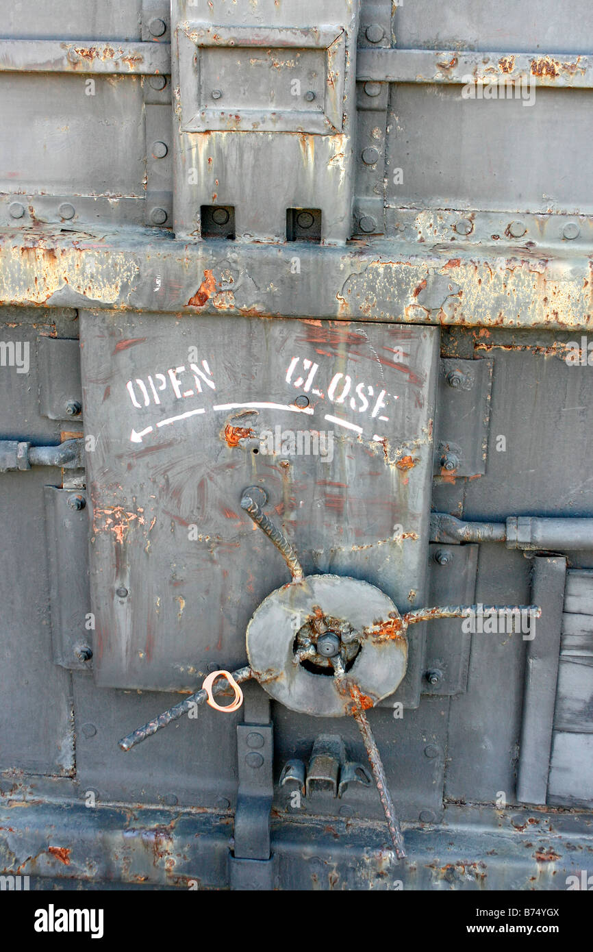 Railroad Car Door Opener Stock Photo Alamy