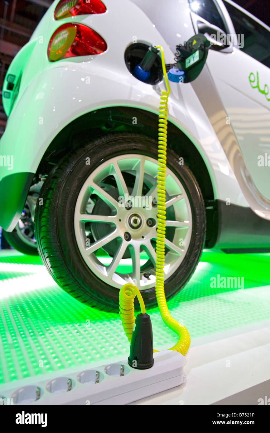 Detroit Michigan The Smart electric car on display at the North