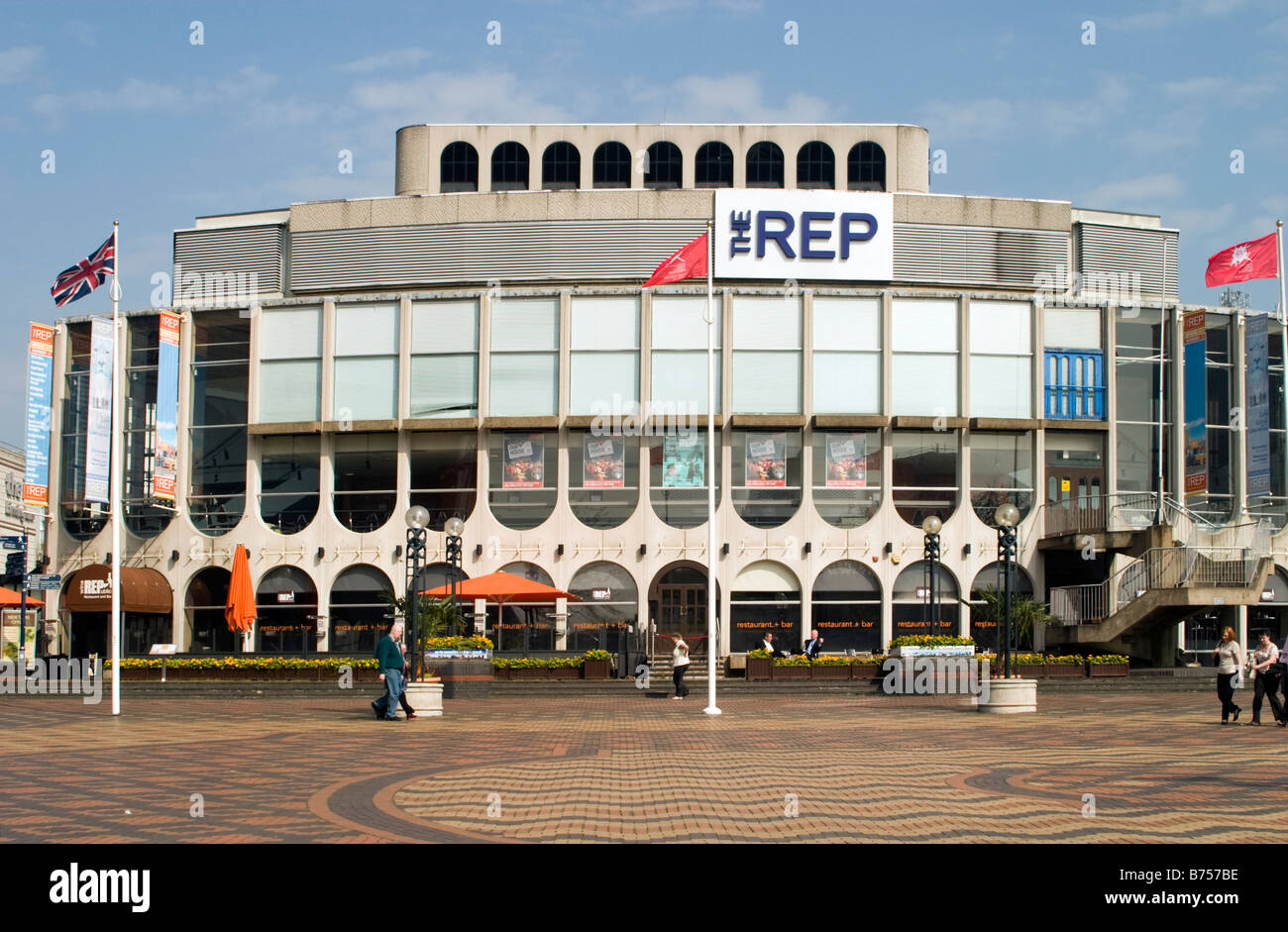The REP Birmingham Repertory Theatre Stock Photo