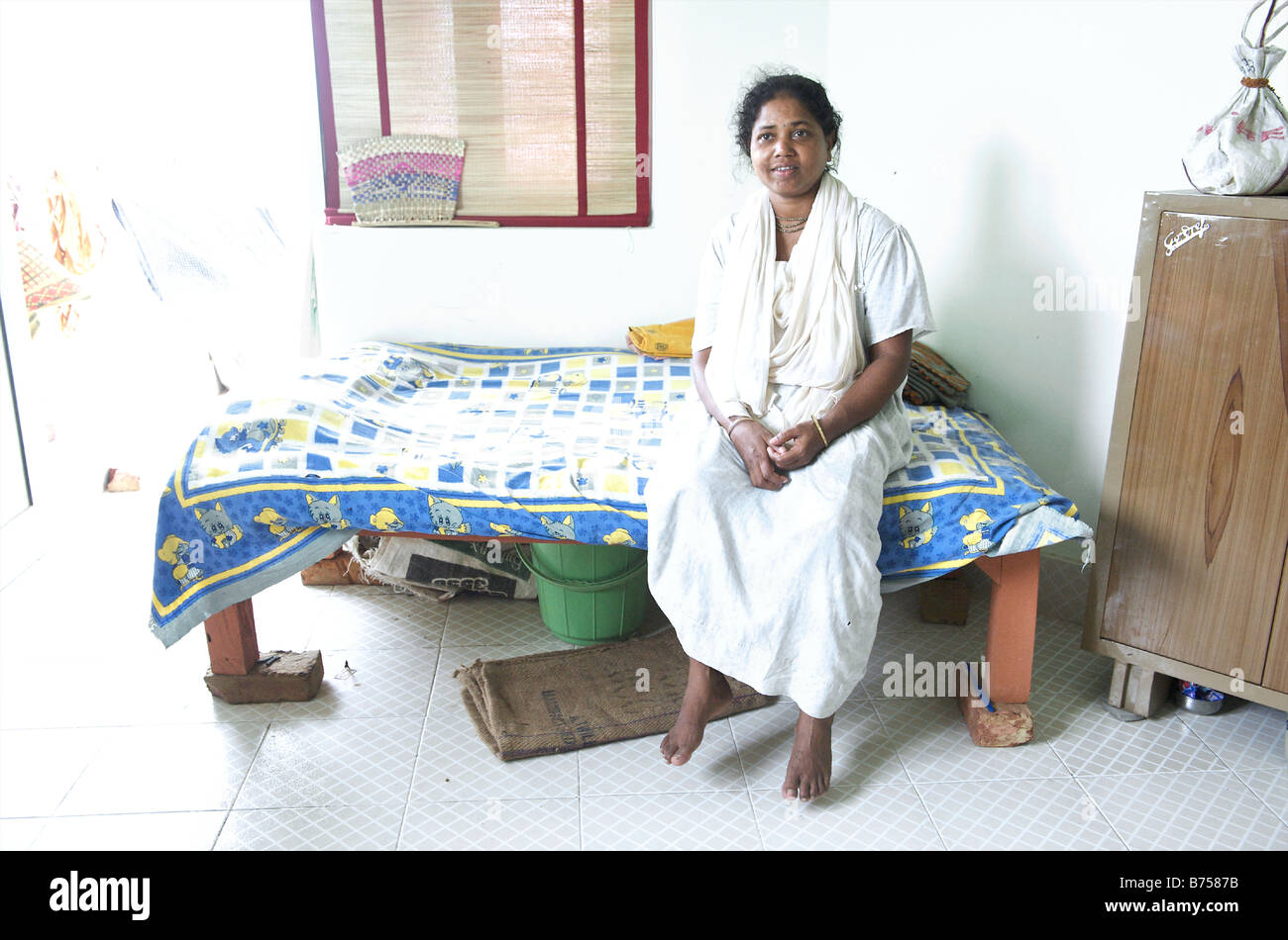 India Vrindavan The Ma Dham Ashram For Widows Of The Guild Of Service Stock Photo Alamy