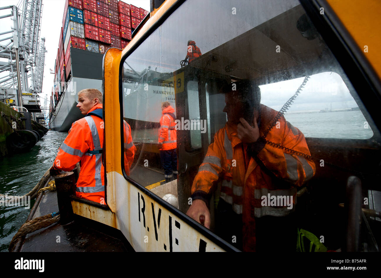 Netherlands Port of Rotterdam the Dutch rowers KRVE Stock Photo - Alamy