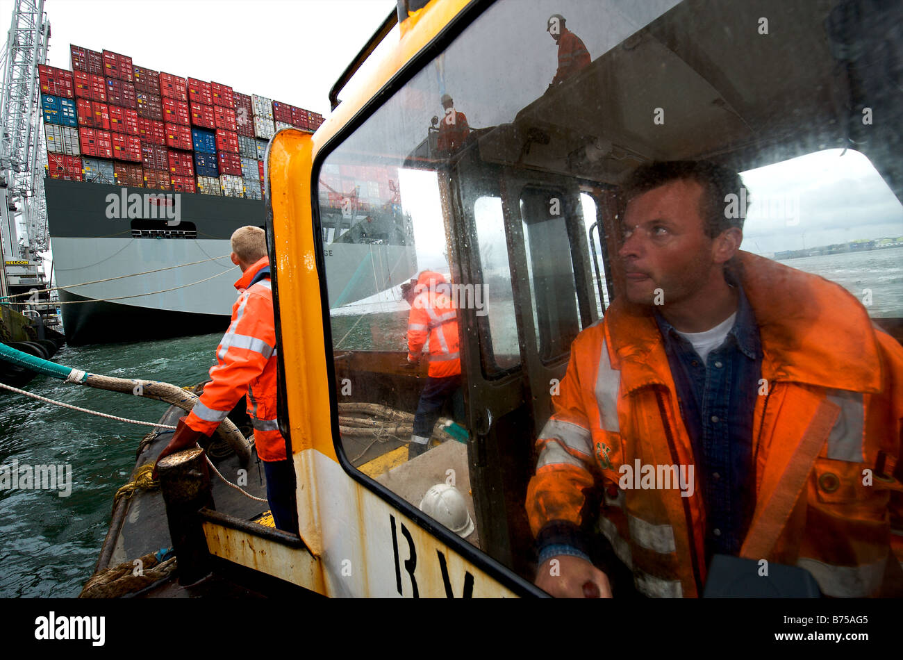 Netherlands Port of Rotterdam the Dutch rowers KRVE Stock Photo - Alamy