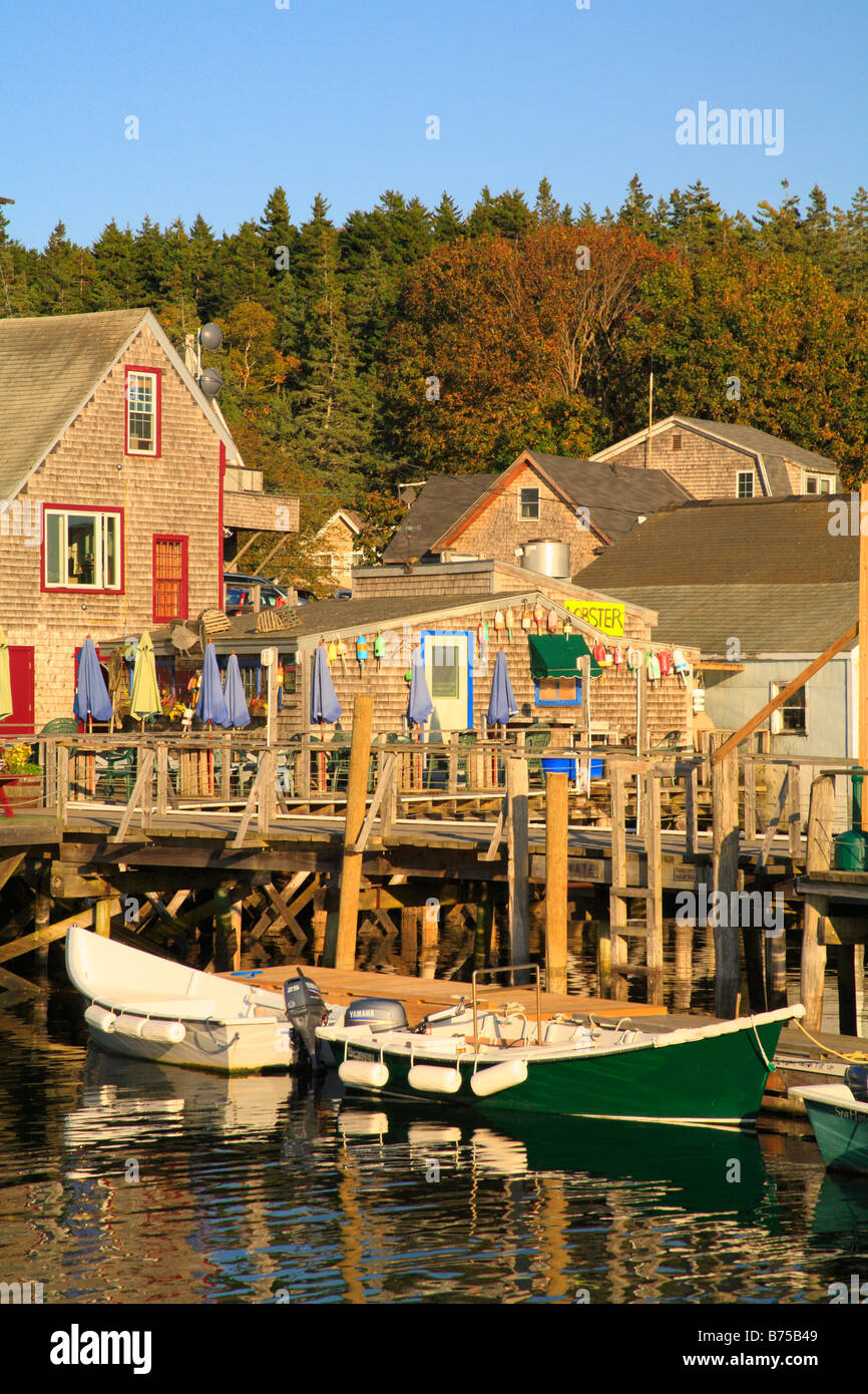 Harbor, Port Clyde, Maine, USA Stock Photo Alamy