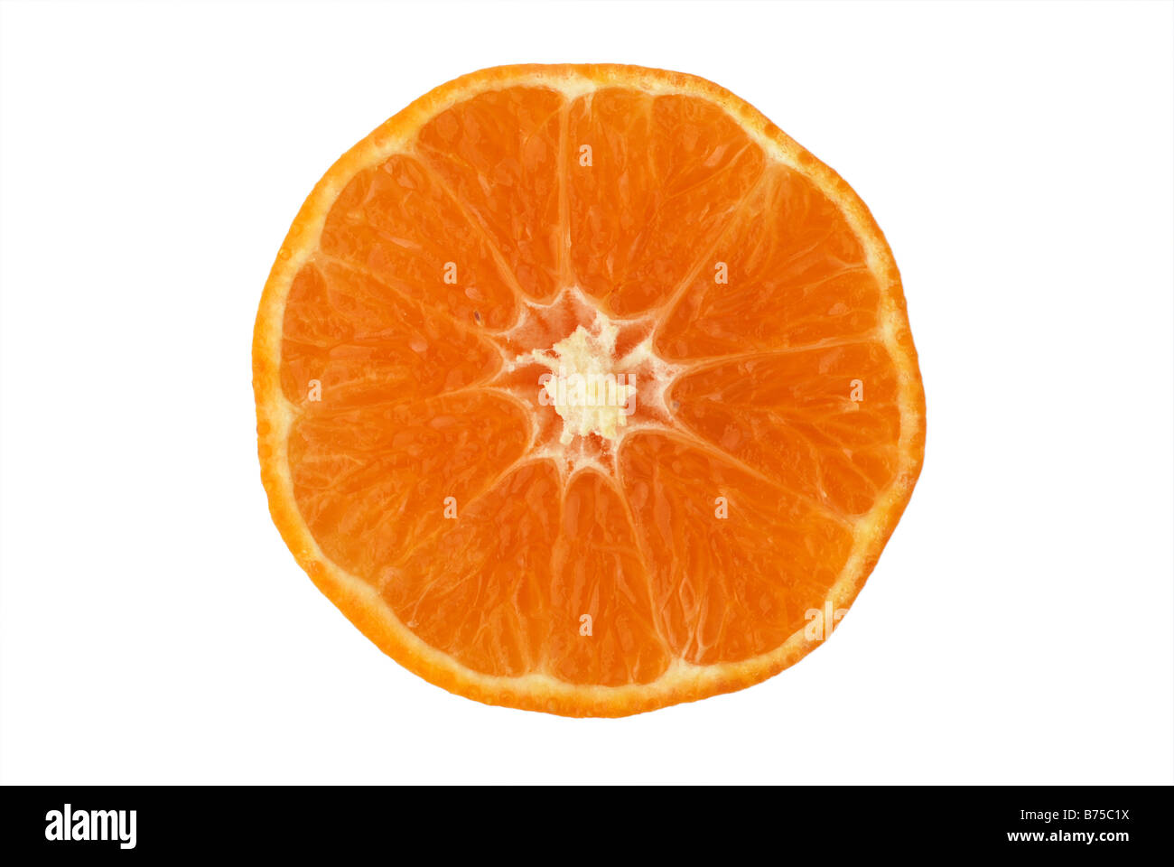 Clementine cut out Stock Photo Alamy