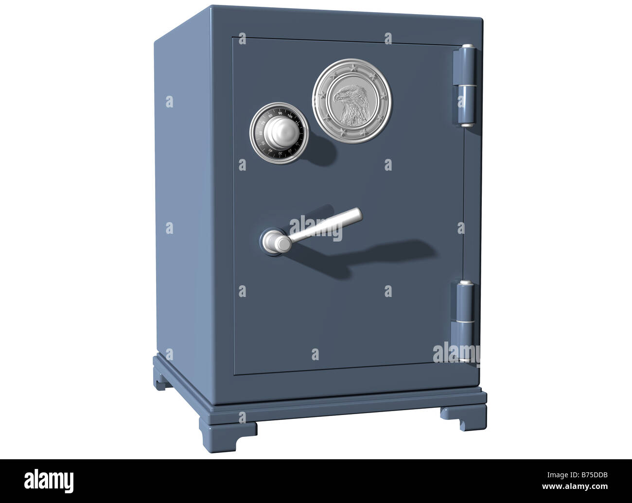 Isolated illustration of a secure locked safe Stock Photo Alamy
