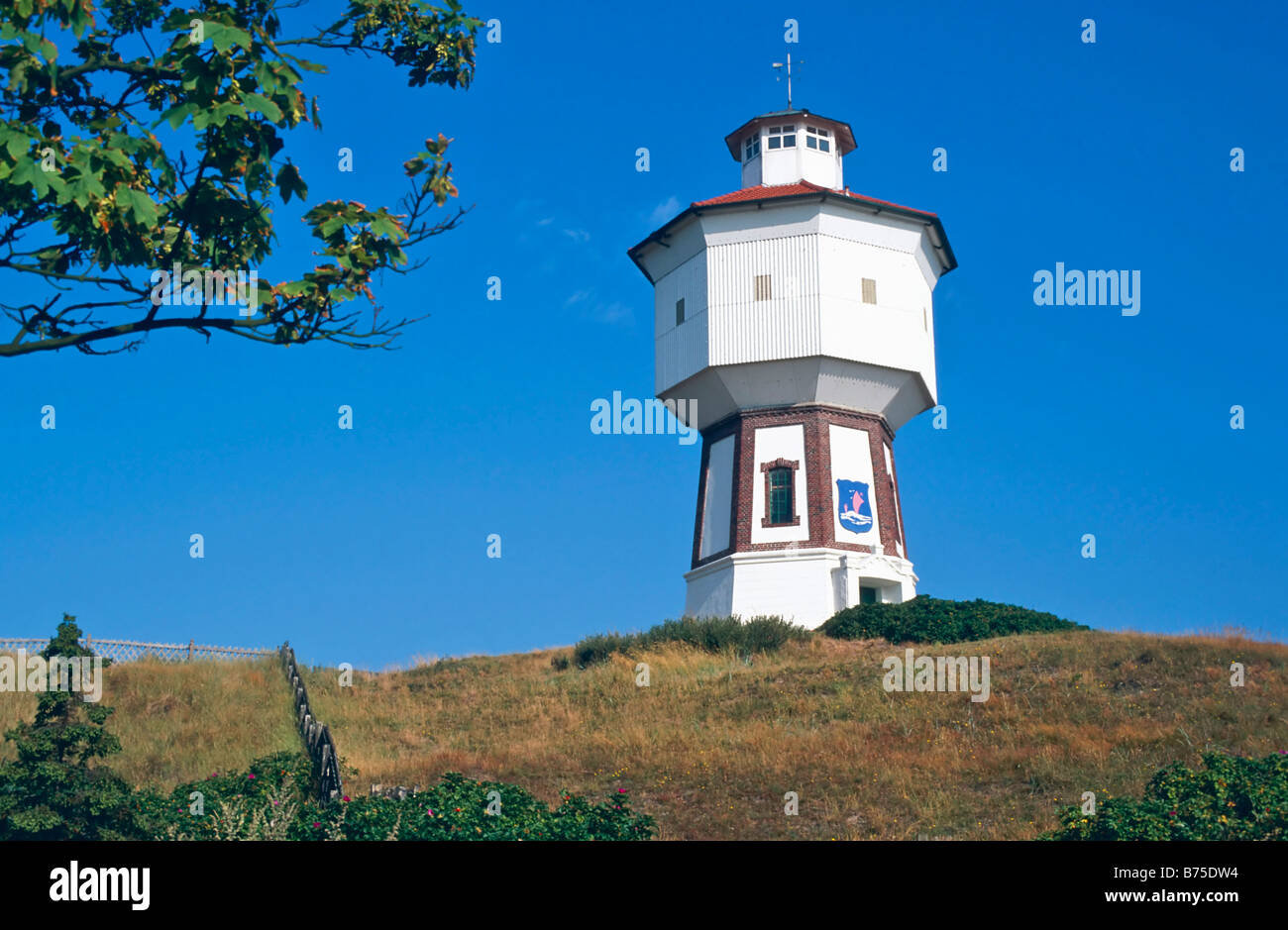water tower  east frisian lower saxony germany Stock Photo