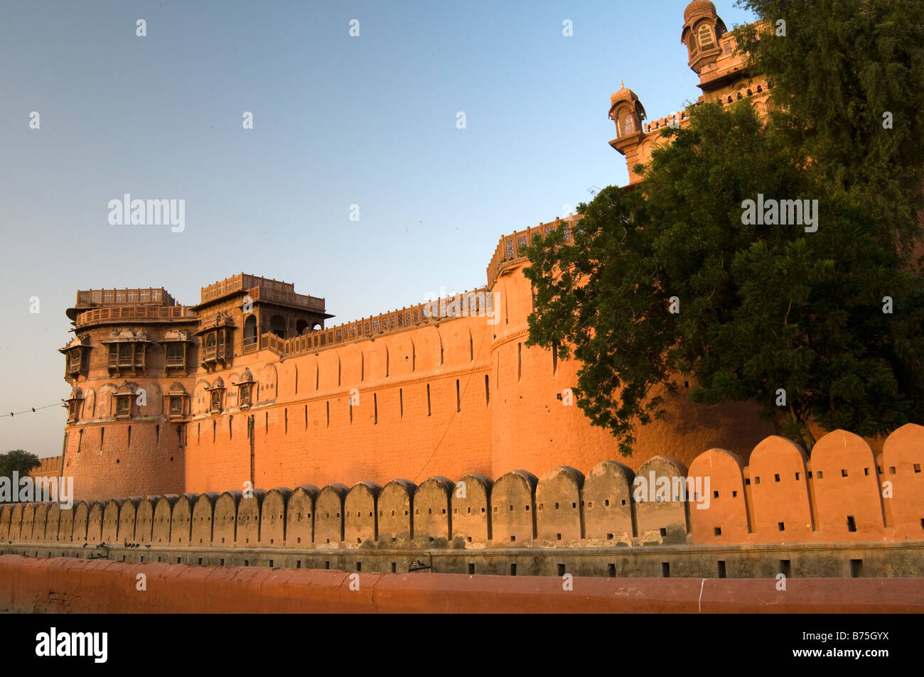 Junagarh Fort. Bikaner. Rajasthan. India. Stock Photo