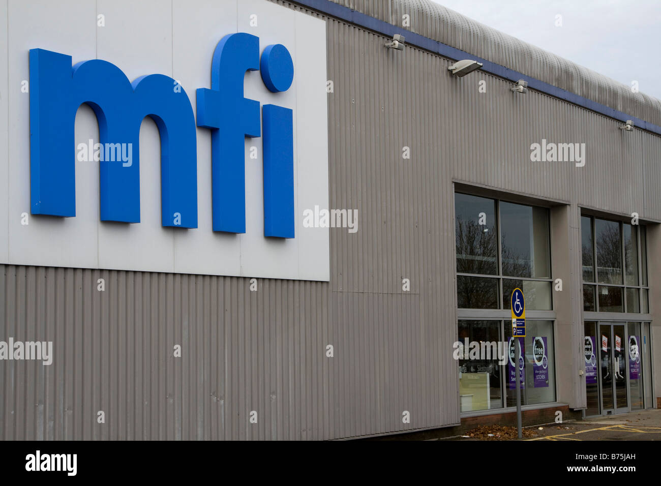 MFI Group Limited national British furniture retailer england uk gb Stock Photo