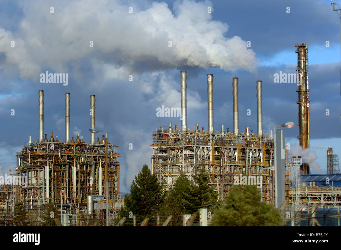 Ethylene plant in Fife in Scotland Stock Photo Alamy