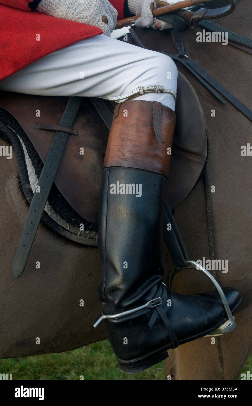 Hunting equipment used by riders at the annual Boxing Day Hunt on