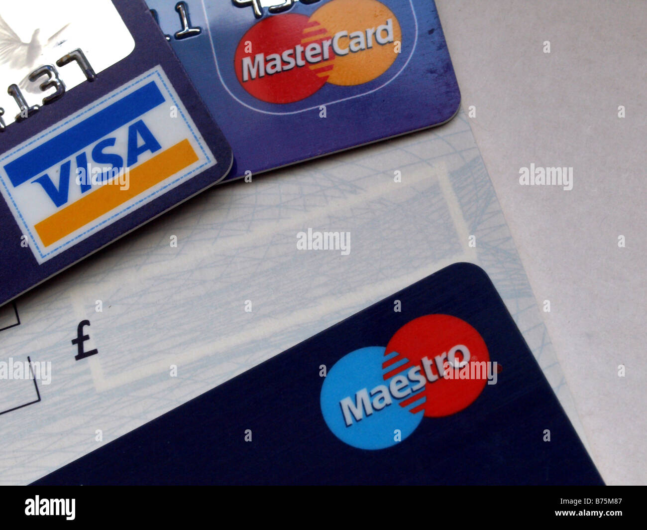 Cheque credit card hi-res stock photography and images - Alamy