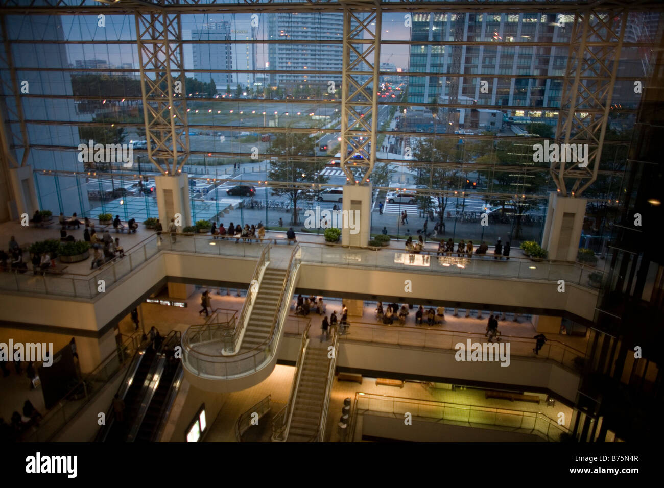 Inside a Japanese shopping mall in the heart of Tokyo Japan Stock Photo