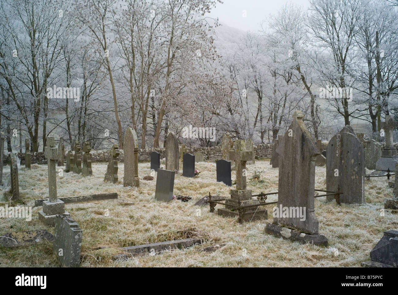 Country churchyard, England. Stock Photo