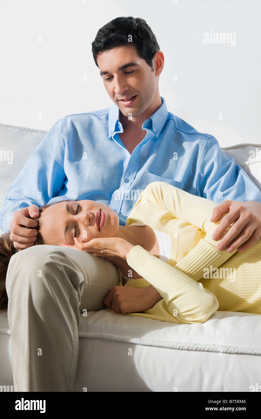 Woman Sitting On Mans Lap Hi res Stock Photography And Images Alamy