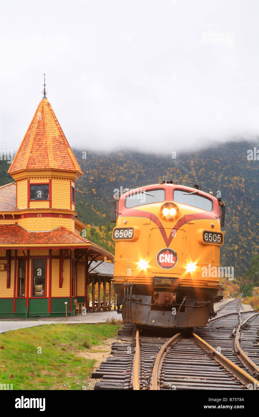 Conway Scenic Railroad at Crawford Notch Depot, North Conway, New