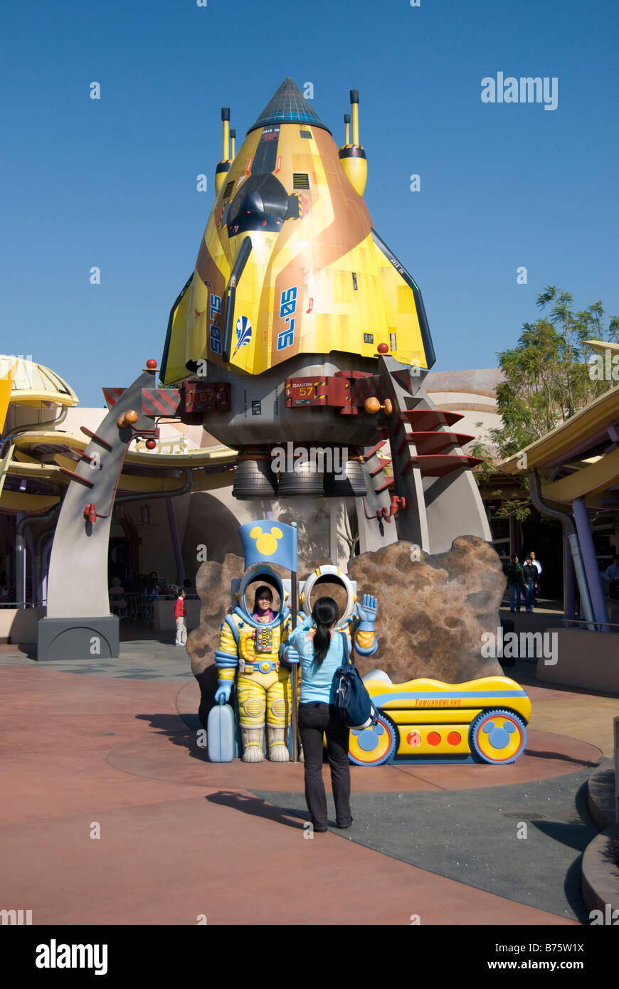 Space Rocket, Tomorrowland, Hong Kong Disneyland Resort, Lantau Island ...