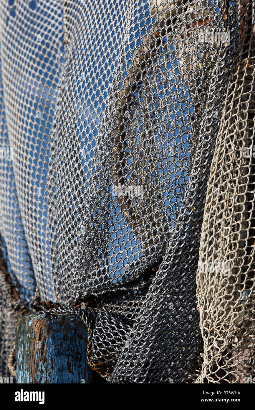 Old fishing nets Stock Photo Alamy