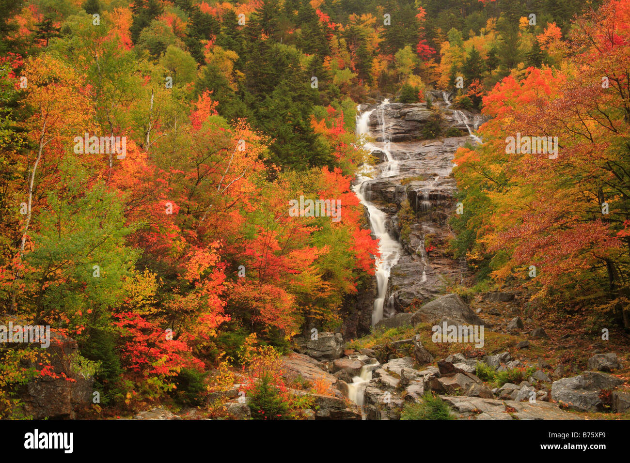 Silver Cascade, Crawford Notch, North Conway, White Mountains, New