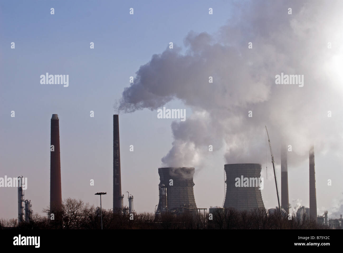 Oil refinery, Germany Stock Photo Alamy
