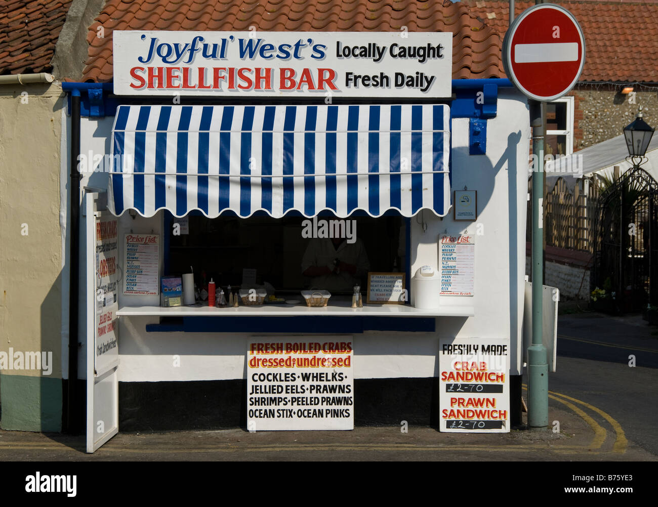 Joyful west's shellfish bar hi-res stock photography and images - Alamy
