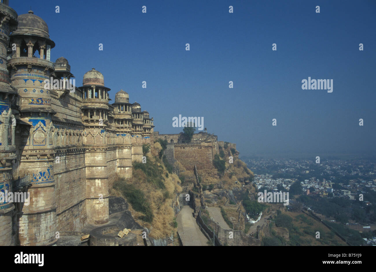 Gwalior Fort Madhya Pradesh India Stock Photo