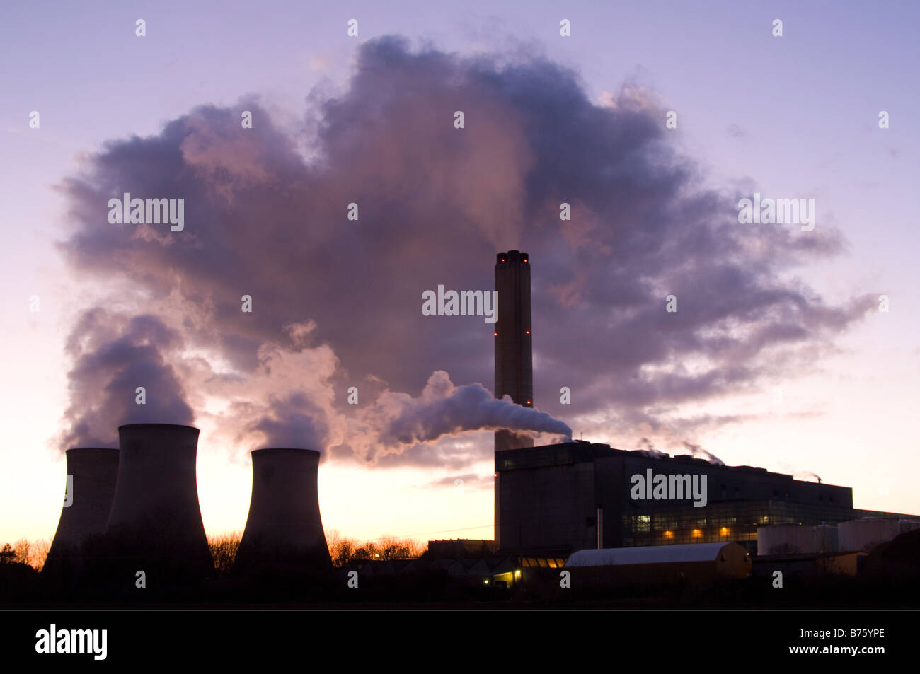 Didcot Coal fired Power Station Oxfordshire Stock Photo