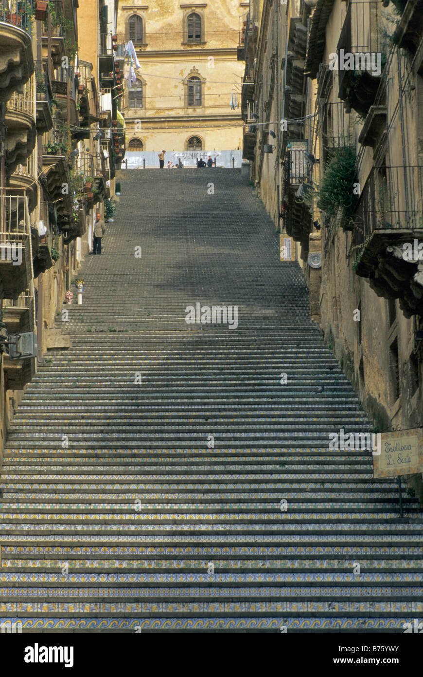 Scalinata di Santa Maria del Monte ceramic tiles steps in Caltagirone