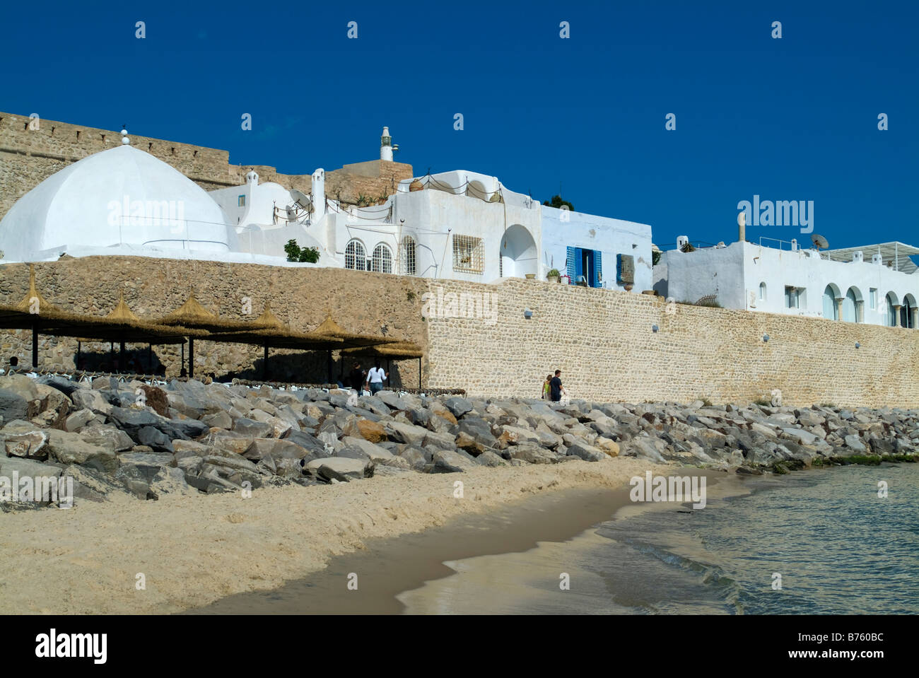 Seafront at Hammamet, Tunisia, North Africa Stock Photo