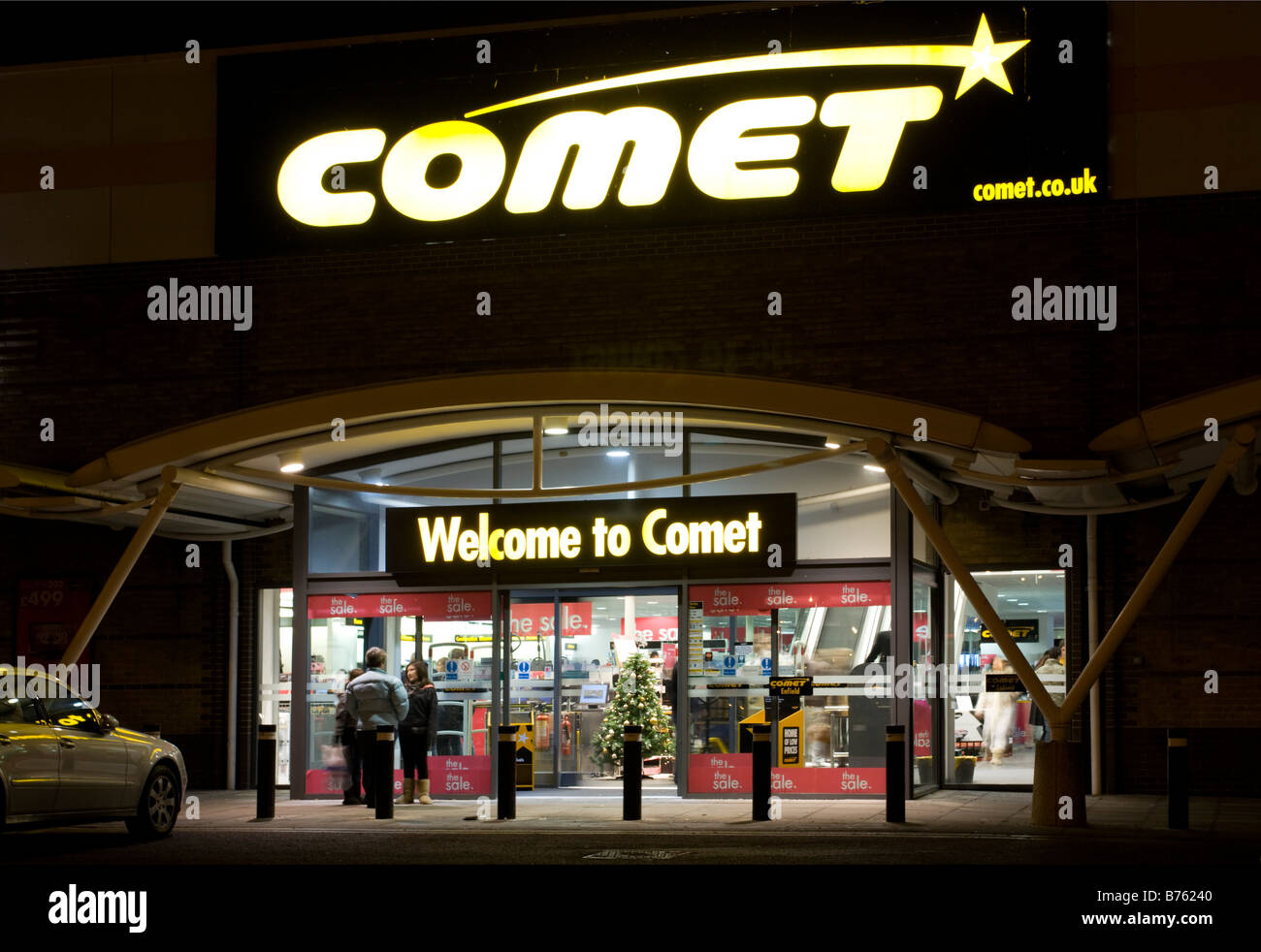 Comet Superstore Enfield North London Stock Photo