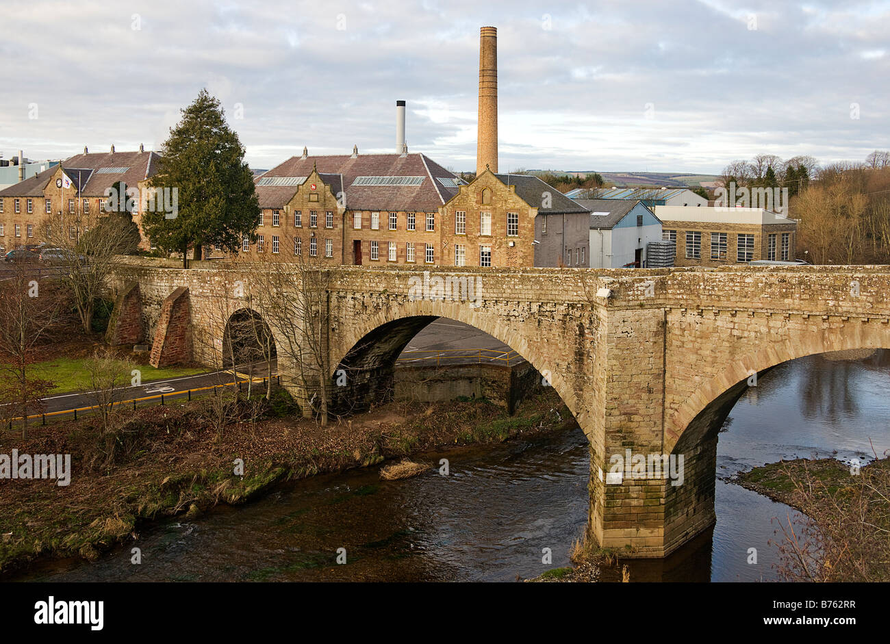 Old bridge. Chirnside. Scottish borders Stock Photo Alamy
