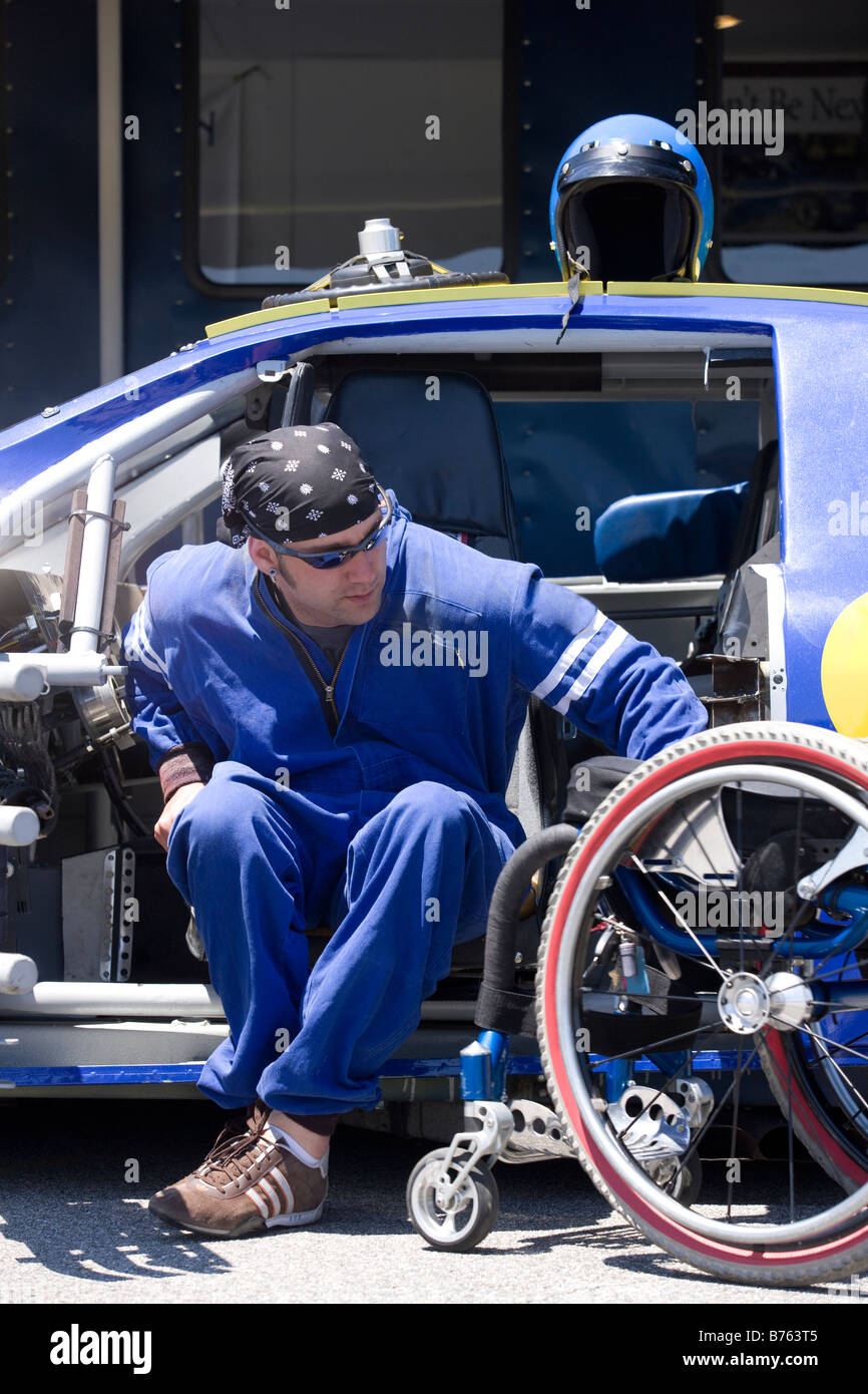Racing wheelchair hires stock photography and images Alamy