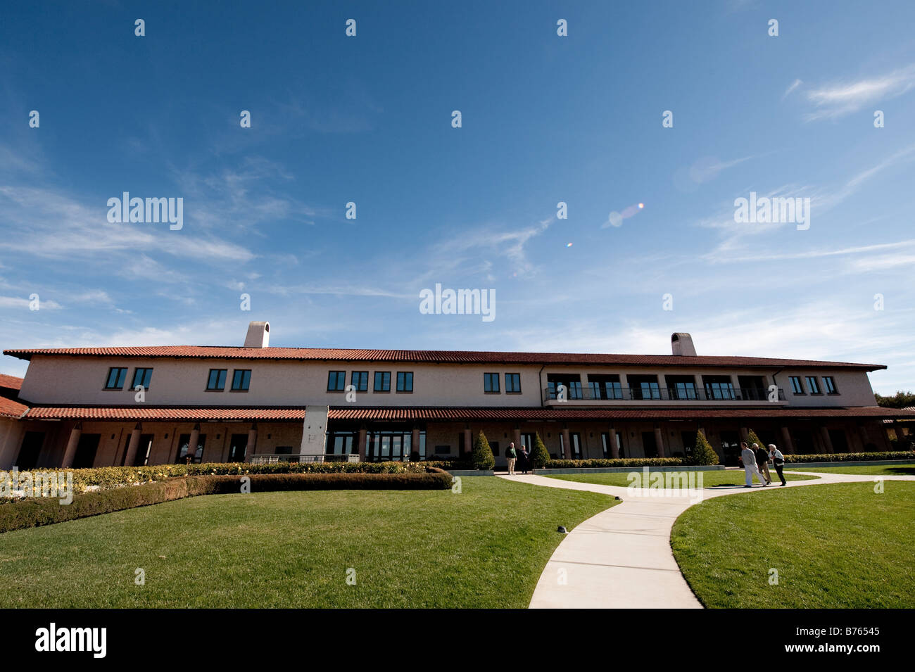 Exterior of the Ronald Reagan Library in Simi Valley California Stock Photo